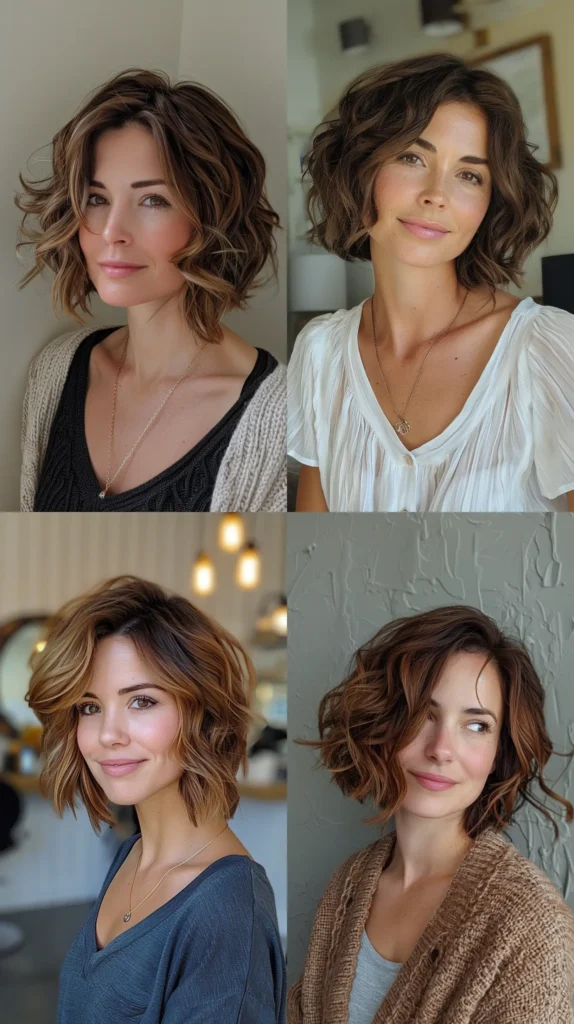 30 Short Wavy Bob Haircuts That Are Making Waves Right Now - TrendyVibes